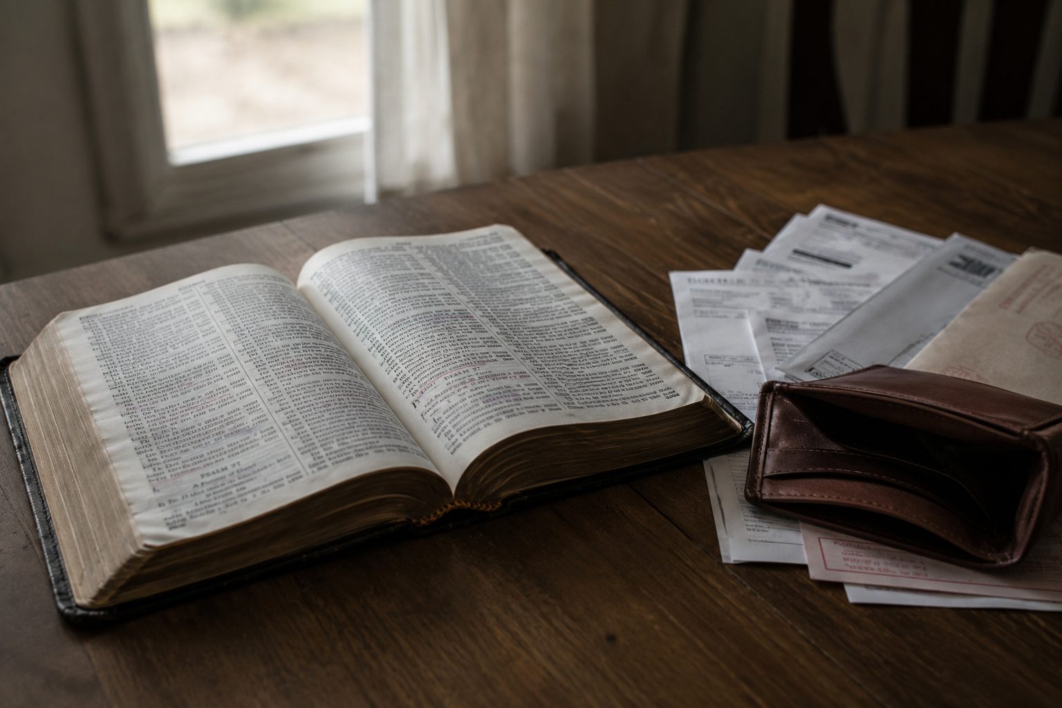 why Christians struggle with money despite prayer and faith.