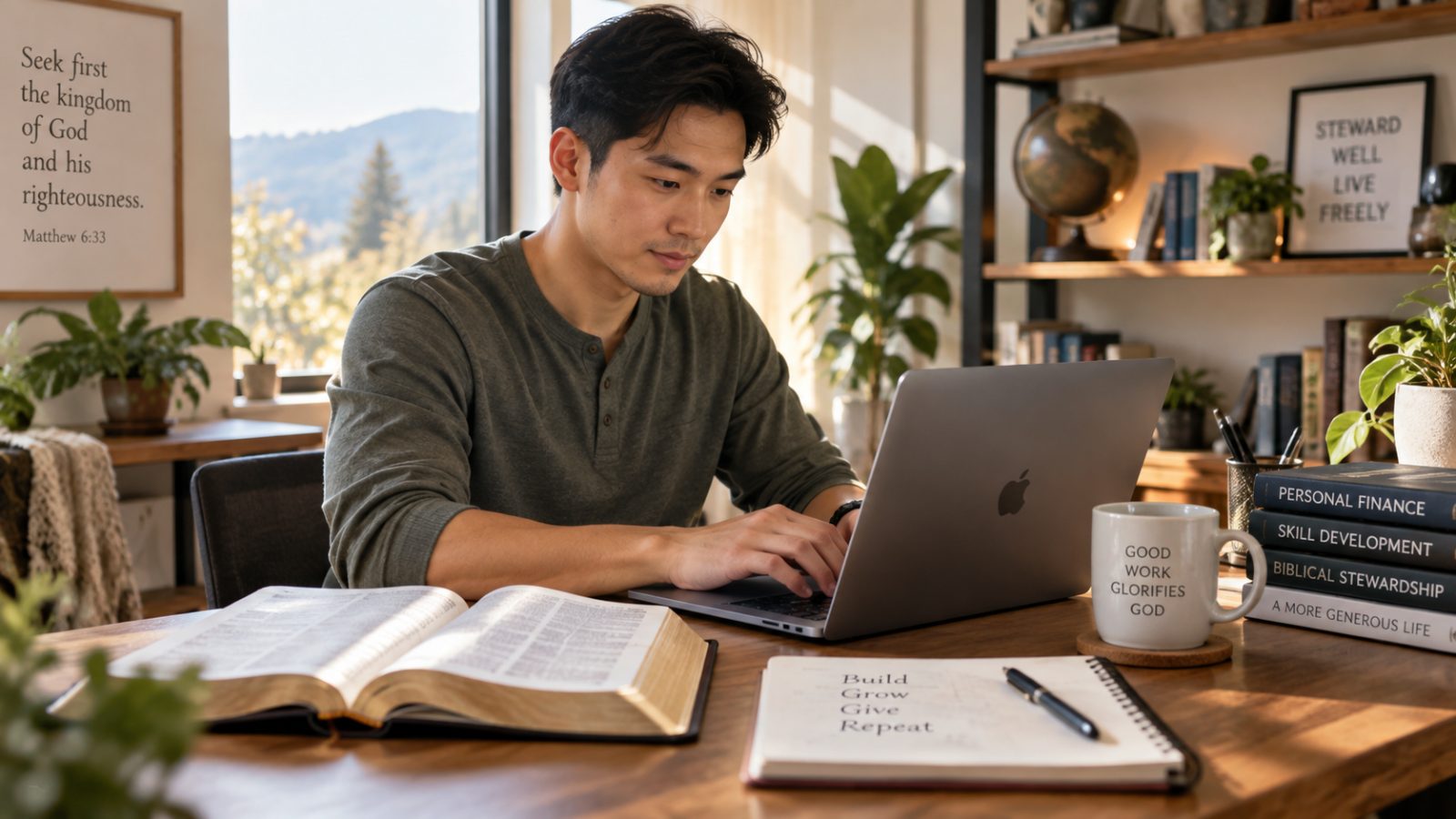 Christian professional developing valuable skills and managing finances wisely Filename: