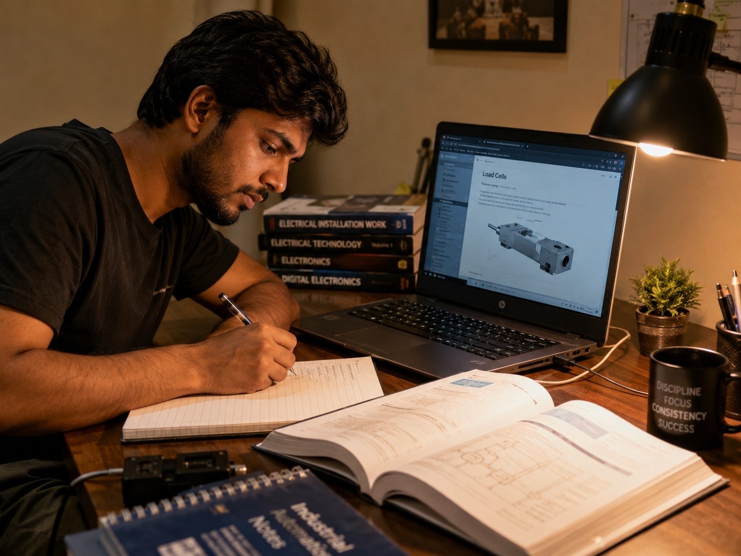 Developing practical skills through study and practice before offering commercial services